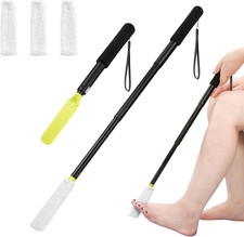 Toe Cleaning Brush,Foot Brush with Reusable Drying Covers.Foot Scrubber