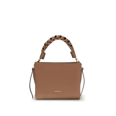 Coccinelle Beige Calf Leather Bos Taurus Shoulder Bag - COE1M50580101682BB