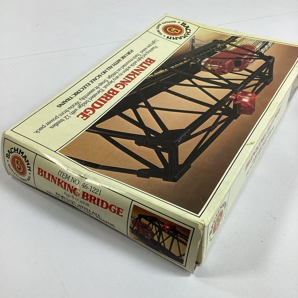 Bachmann Model Train Blinking Bridge HO Scale Untested 46-1221 - Image 3 of 4