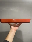 Vintage Pyrex 933 Burnt Orange Rust EUC Lasagna Pan Casserole Baking Dish NICE