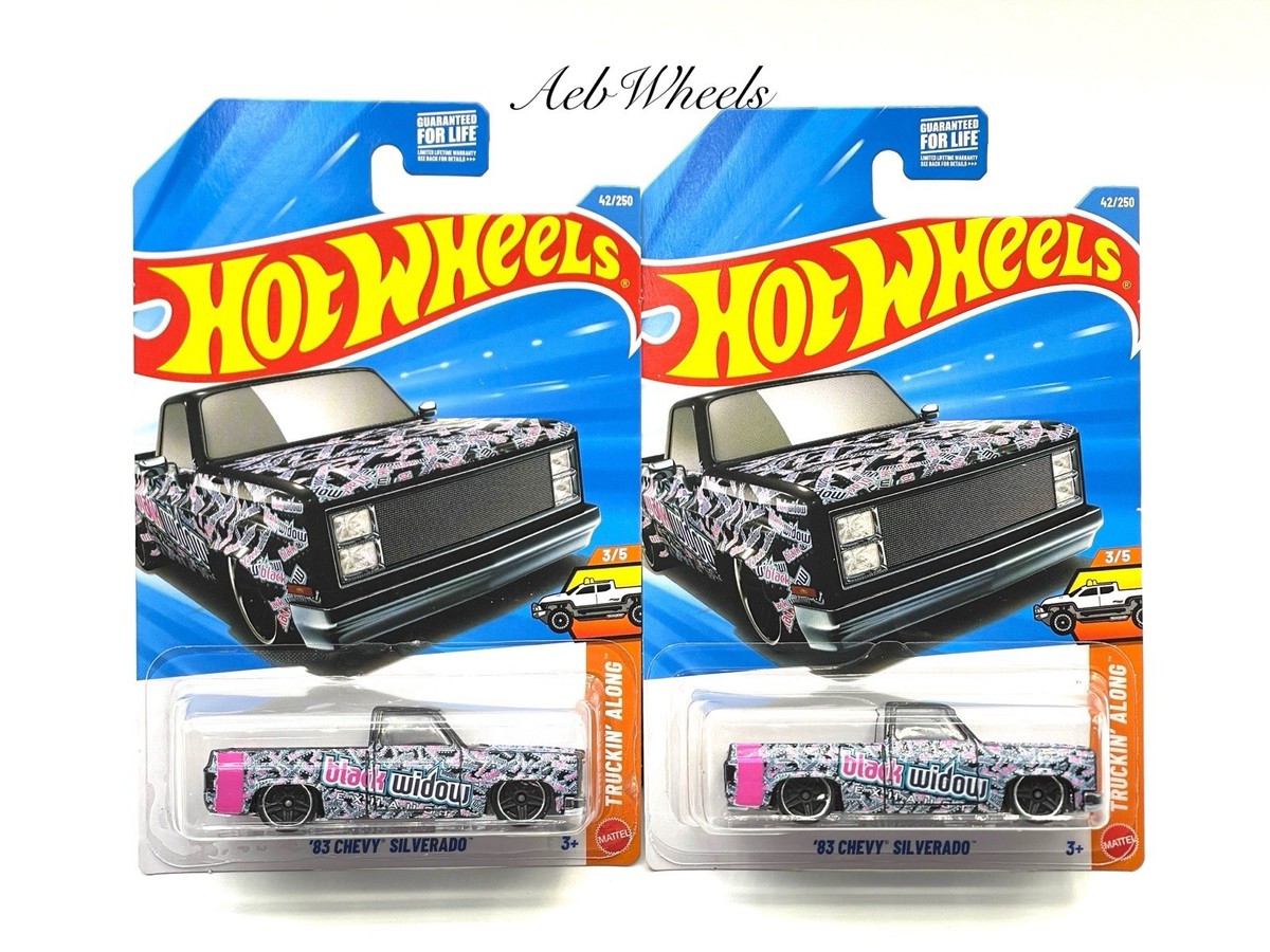 2026 Hot Wheels '83 Chevy Silverado #42 (black widow) Lot of 2 | eBay