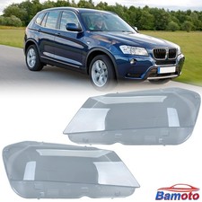 1 Paar F�r BMW F25 X3 2011-2014 Scheinwerferglas Linse Abdeckung Links+Rechts