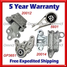 O424 Fits 2018-2022 GMC Terrain 1.5L FWD AUTO Motor & Transmission Mount Set 4pc