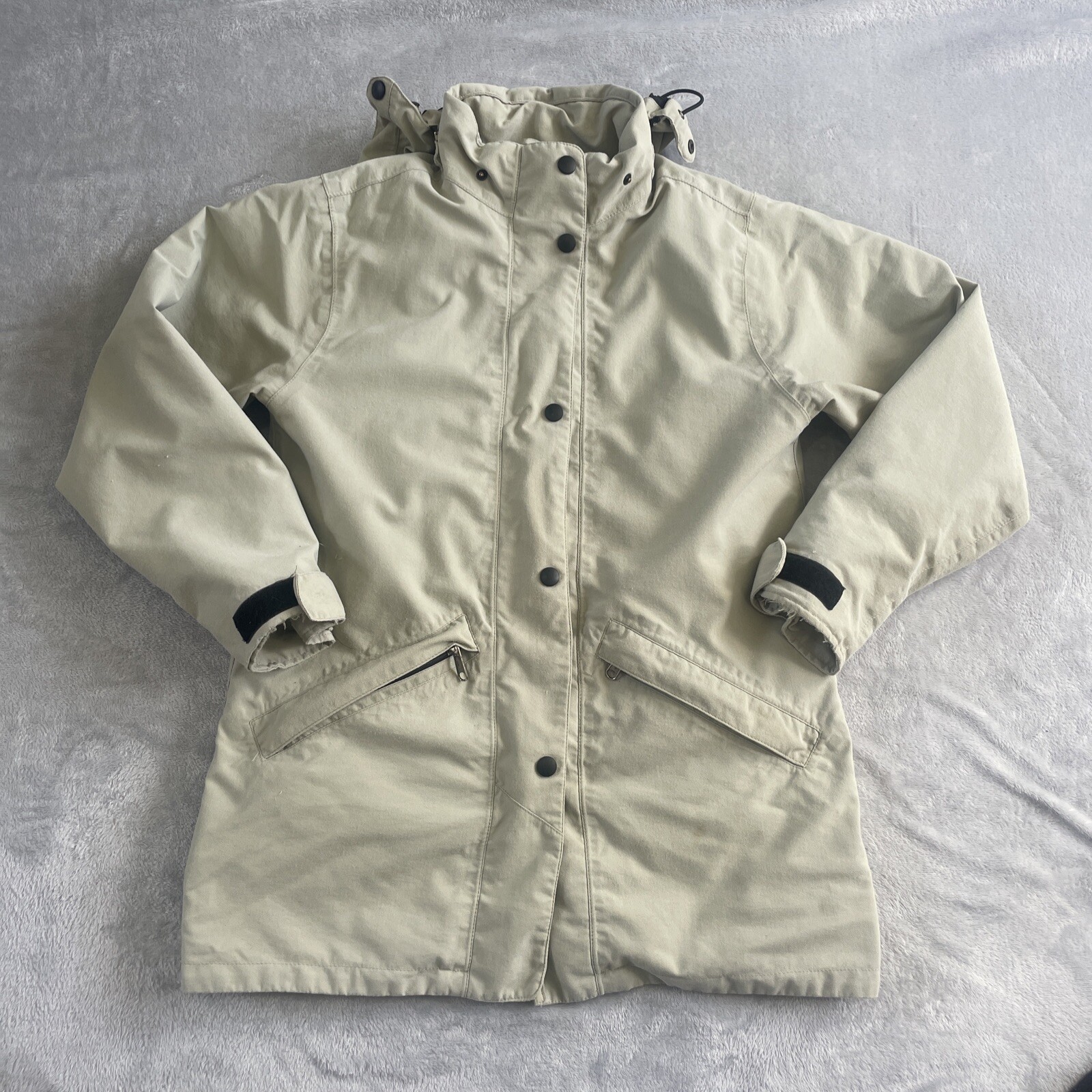 Rohan Jacket Womens Size Small Walking Hiking Beige Hooded