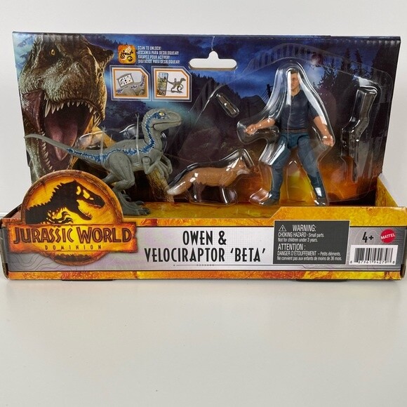 その他 Jurassic World Owen & Velociraptor Beta Jurassic World Dominion OWEN & VELOCIRAPTOR BETA Fox