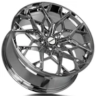 20x8.5" SHIFT WHEELS PISTON CHROME RIMS