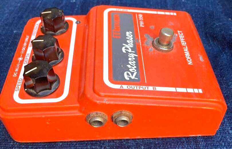 MAXON PH-350 Rotary Phaser Guitar Effects Pedal Made in MAXON PH-350 Rotary Phaser Guitar Effects Pedal Made in