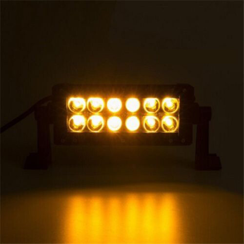 Led Light Bar Off-road Fog Driving Amber/White/Strobeflash Remote ATV SUV Truck - Picture 17 of 24