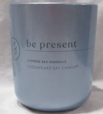 Yankee Chesapeake Bay Candle Jar 13 oz Be Present CYPRESS SEA MINERALS
