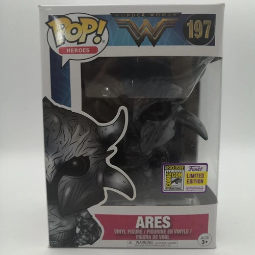 Funko POP! Ares 197 Wonder Woman Heroes SDCC 2017 Exclusive W/ PROTECTOR - P68