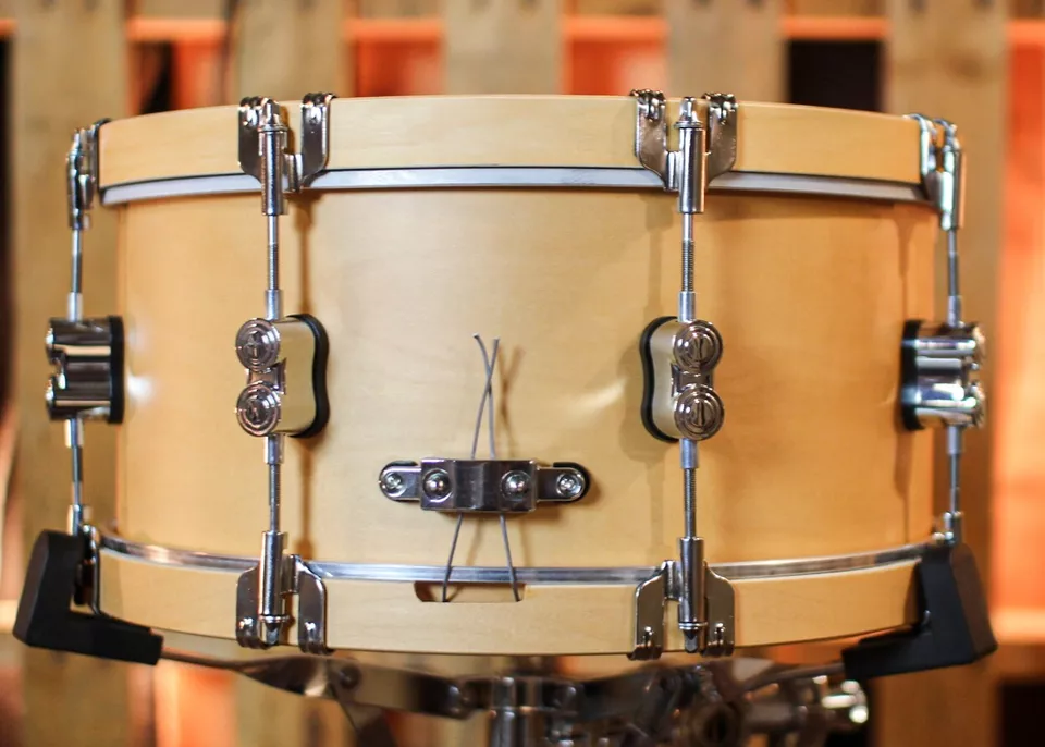 PDP 6.5x14 Concept Classic Natural Stain Natural Hoops Snare Drum - PDCC6514SSNN - Image 3 of 4
