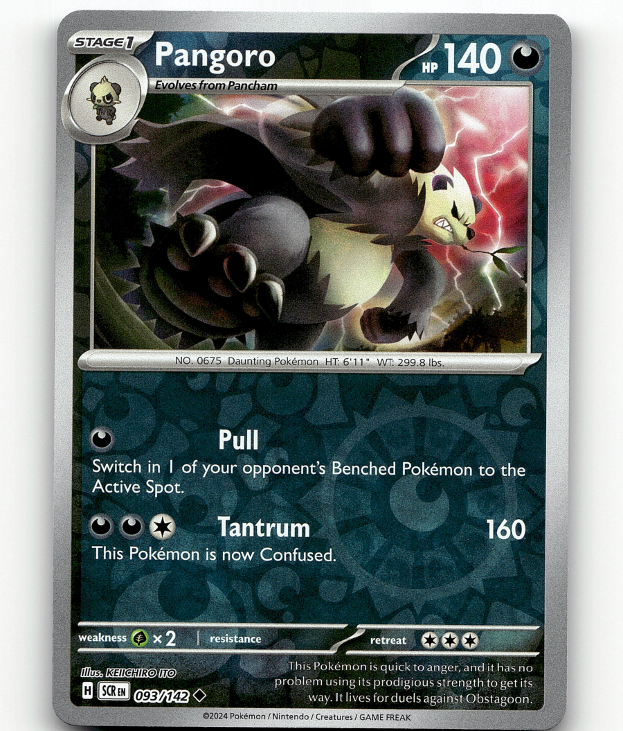 stage 1 pangoro pokemon card value - XY Promos Pokmon XY050 Evolves from Pancham Pokemon Trading Card Game Sun