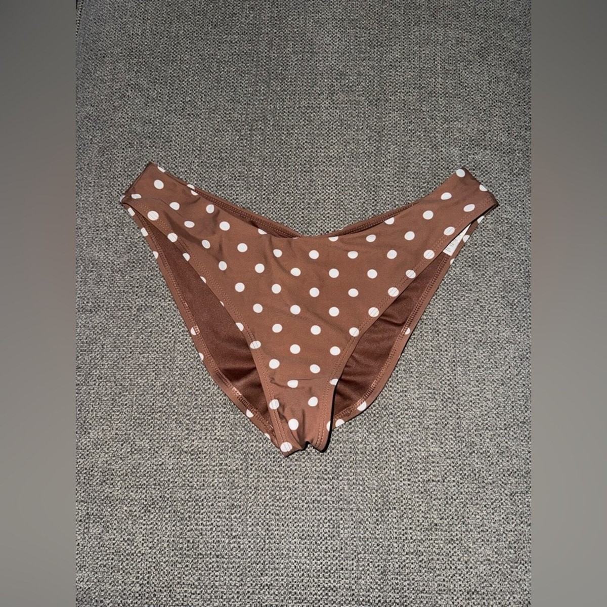 【ThreeTimes】 Yogurt bikini bottom TROPIK Lemon Garden Mid-Rise Cheeky Bikini Bottom - White