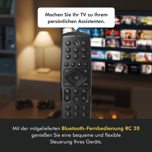 Dreambox Play UltraHD 4K UHD Bluetooth LAN Android TV 11 IP Receptor Blanco - Imagen 4 de 8