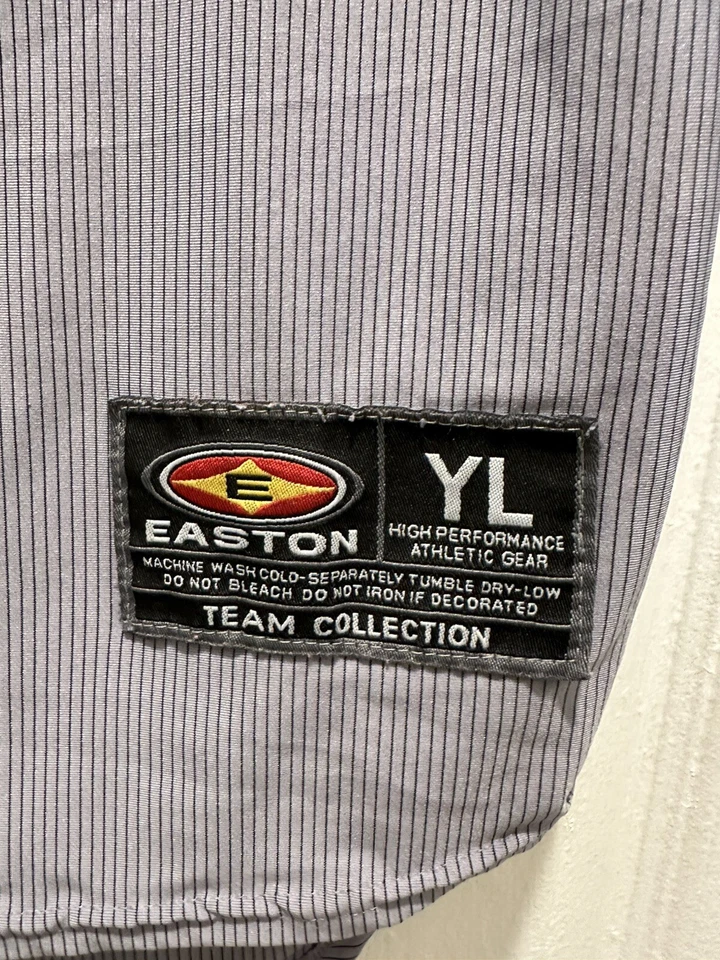 Camisa de beisebol Easton juvenil grande equipe coleção gola simulada manga longa térmica - Imagem 2 de 4