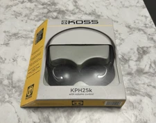 Koss-Headphones Kph25K On Ear Headphones In-Line Vol Control 3.5Mm Plug