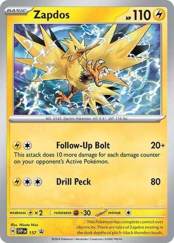 Zapdos 157 Sv: Scarlet & Violet Promo Cards