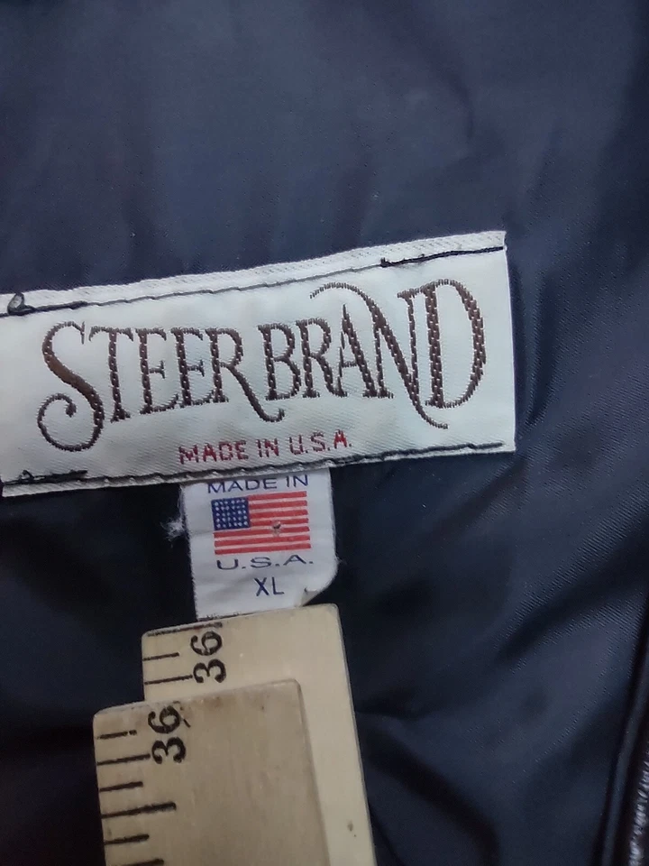 Chaleco Motociclista XL Cuero Negro Harley Propietarios Grupo Calavera Picas Parche Personalizado Foto 2 de 4