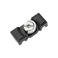 Universal 3/4/5mm Diameter Cable Lock Clamp with Tool-Free 1/4"-20 D-Ring Screw