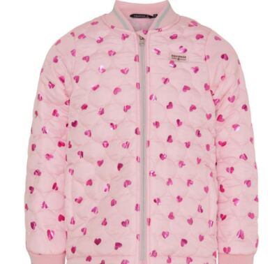 Equipage Kinder Reitjacke Jacke Tracey Pink Mist mit Herzen