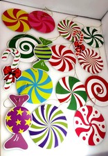 Christmas Tree Paper Hanging Decorations Pack of 16 Pcs