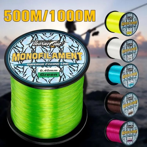 Nylon Fishing Line 3-39LB Super Strong Monofilament Fluorocarbon Coating