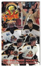 2001-02 Pee Dee Pride ECHL Hockey Schedule !!! McDonald's