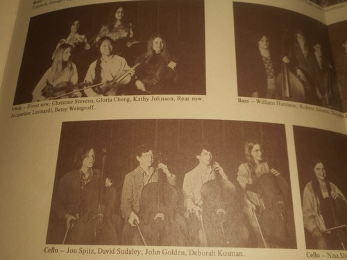 TENAFLY, NJ Bergen Youth Orchestra 1971 Student Musicians Program Brochure - Picture 19 of 23