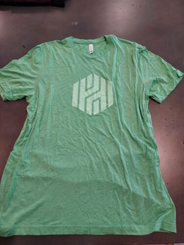 Grafik-T-Shirt Huntington Bank Company Herren XL grün