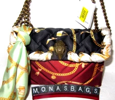 Kurt Geiger Medium Kensington With Scarf Nylon Shoulder Crossbody Bag NWT $235