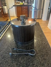MCM Atapco Ice Bucket and Tongs