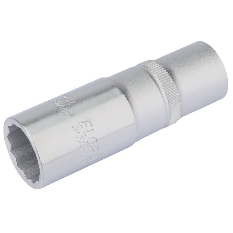 19mm 1/2"" Square Drive Elora Deep Bi-Hexagon Socket Draper 25119