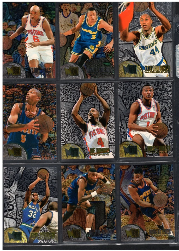 1995-96 Fleer Metal Basketball Complete You Base Set or Silver Spotlight Set - Image 2 of 4