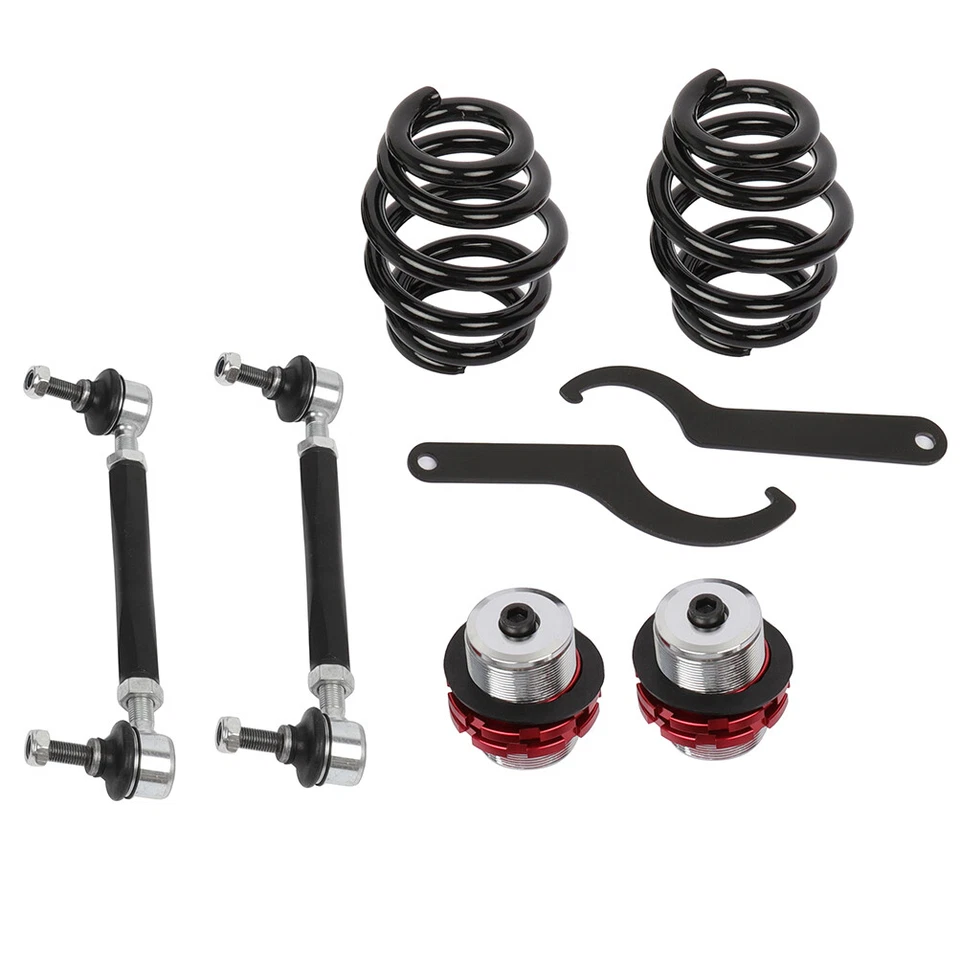 Kits de reducción de suspensión Coilovers para 01-05 BMW E46 320i 325i puntales ajustables Foto 4 de 4
