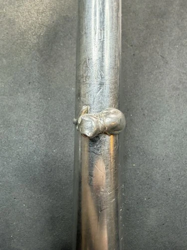 3.1g VTG Sterling Silver 925 Cat Ring Size 7.75 Jewelry Lot M