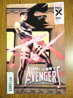 Uncanny Avengers #1 Casagrande Psylocke Variante Cover Herbst Of X-Men Marvel