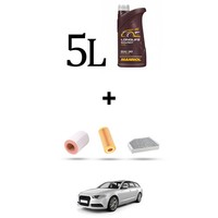 Hoffcar Set Service 4 Filter Und 5L ÖL FüR Audi A6 (C7) 2.0 Tfsi 185Kw Von 201