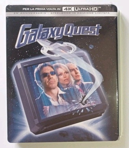Blu Ray Galaxy Quest 1999 Steelbook 4K Ultra HD Edizione 25° Anniversario NUOVO