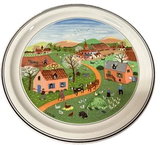 Villeroy & Boch Les Quatre Saisons Printemps Plate No. 1 Gérard Laplau Retired