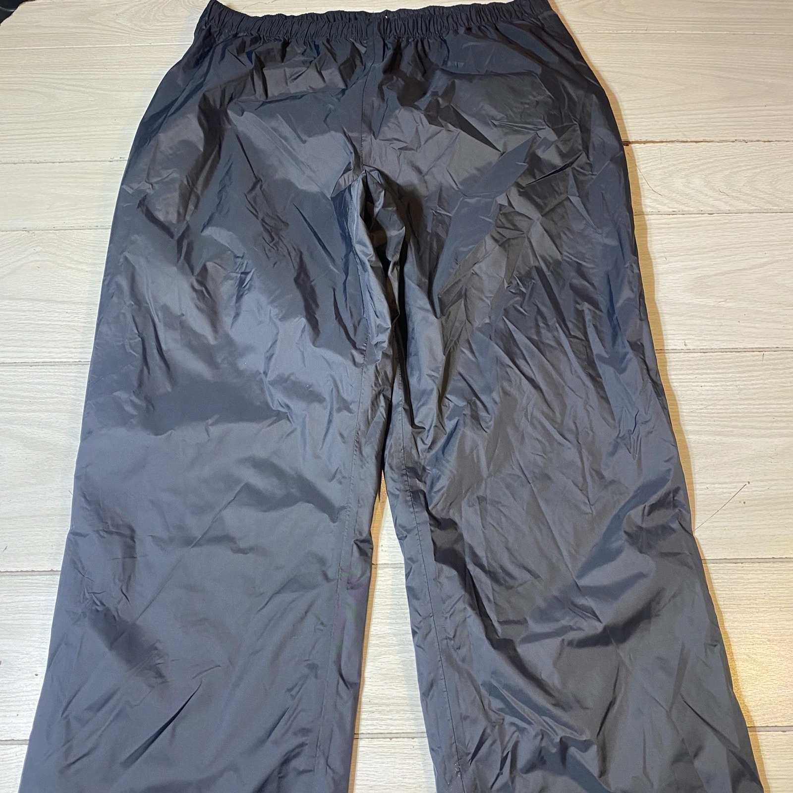 NEW Columbia Omni-Tech Storm Surge Black Waterproof Rain Pants Women's XL Short