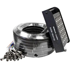 SAEM-16x4x100 - 16 Channel XLR Color Coded Snake Cable - 100 Feet