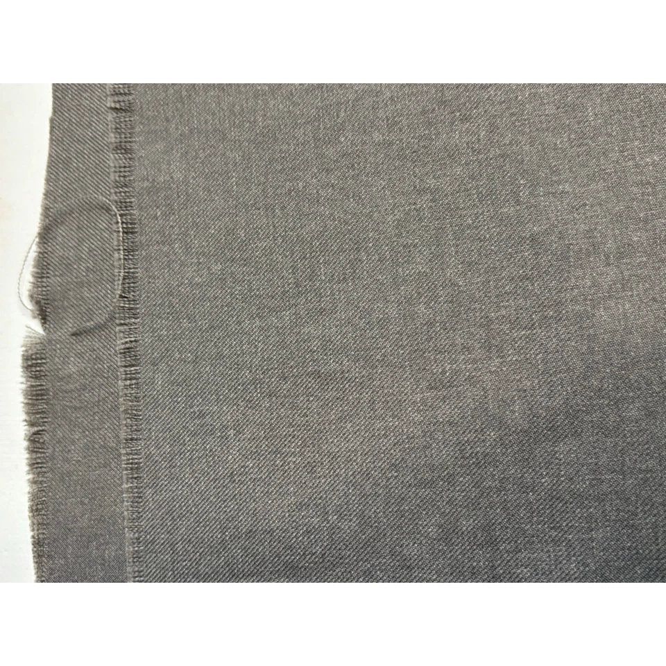 Charcoal Gray Twill Like Weave- Light Apparel Fabric - 56x53", 1-1/2 yards - Image 3 of 3