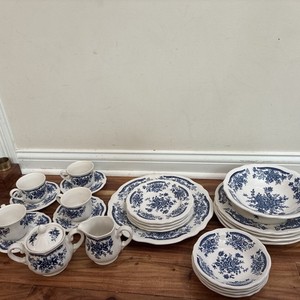 Blue Carnation Ironstone | eBay