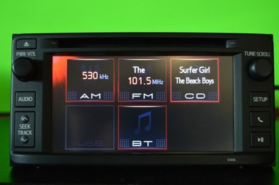 13 Toyota Corolla 57056 CD Player Radio Touchscreen Receiver 86140