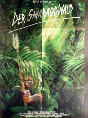 Der Smaragdwald - Powers Boothe - Filmposter A1 84x60cm gefaltet