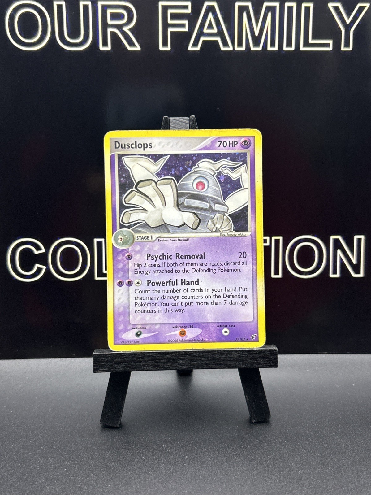 Dusclops 7/107 EX Deoxys Holo Rare Pokemon Card 2005
