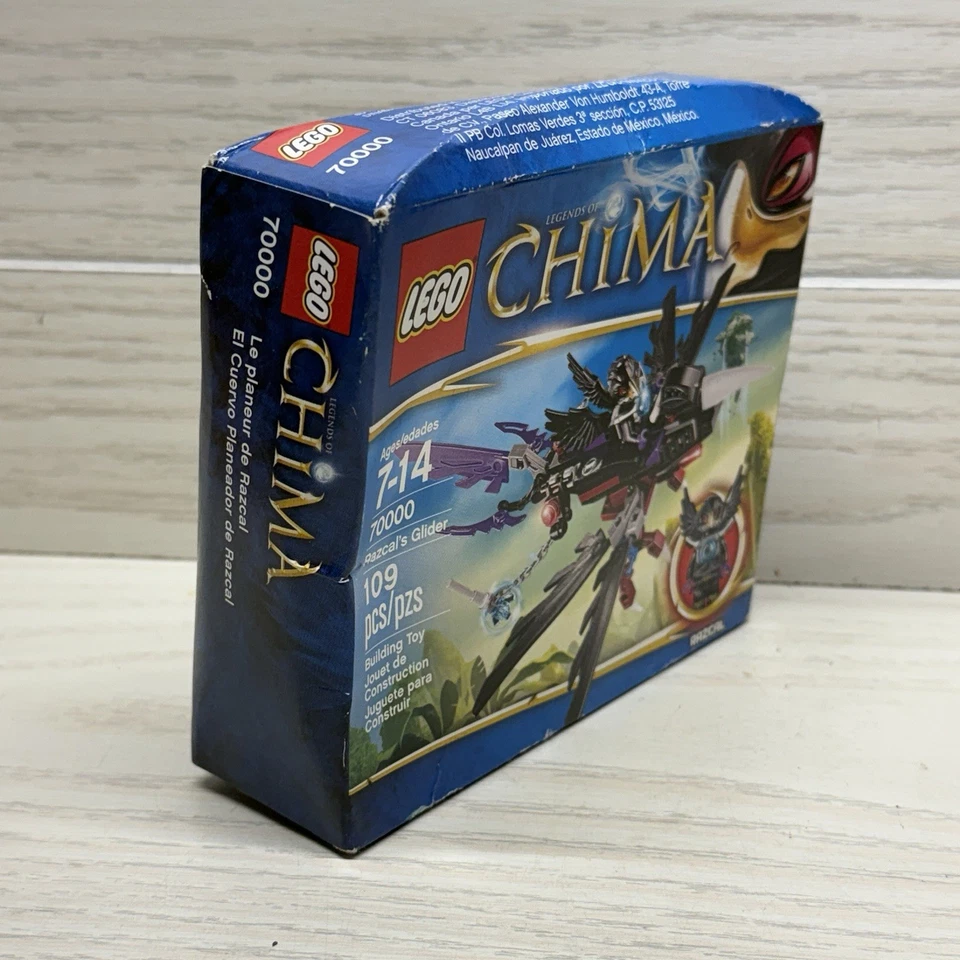 RARO LACRADO LEGO Chima Razcal’s Double Glider 70000 🔥 Aposentado 2013! - Imagem 4 de 4