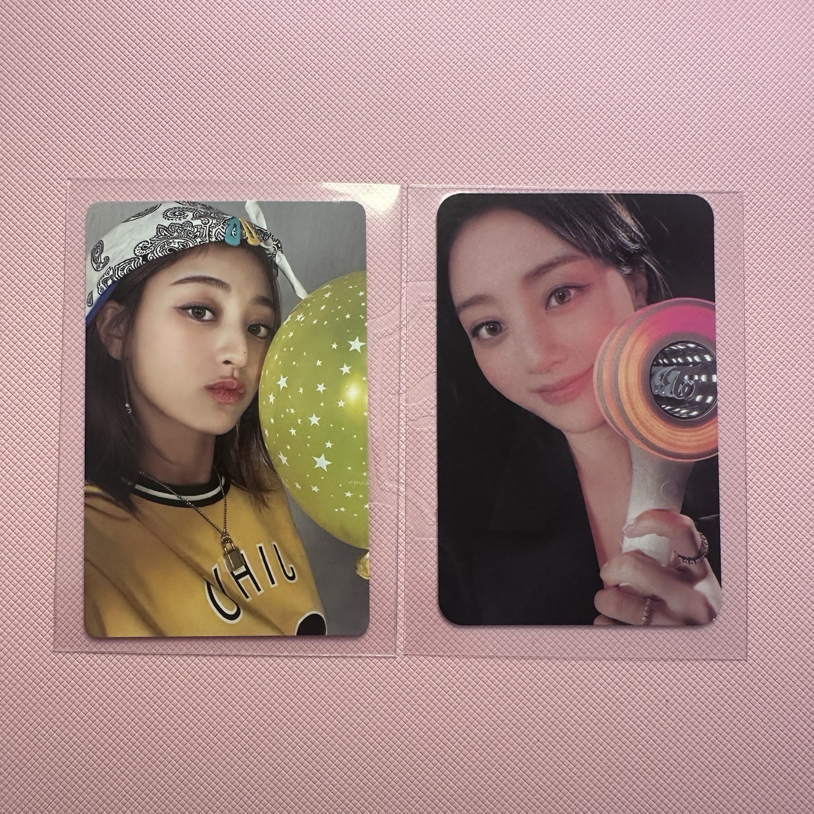 TWICE Jihyo Official Photocard 2pc Set - ONCE 4th Fanclub Preorder Candy Bong