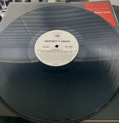 Destiny's Child   Say My Name OG 1999 Press 2X12  PROMO VG+/VG Beyonce
