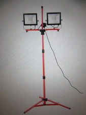 VEVOR Work Light Waterproofed 10000 Lumen Dual-head LED Jobsite Lighting